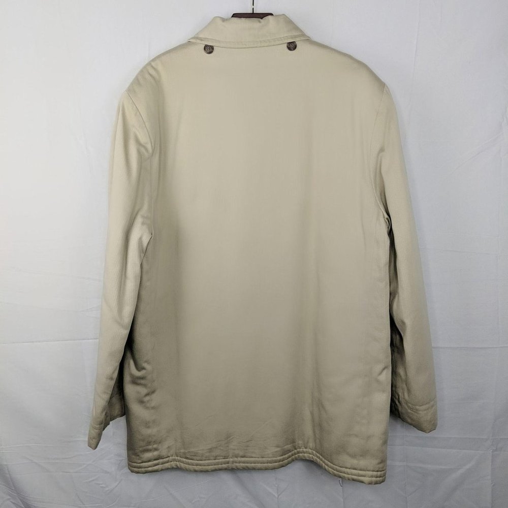 Vintage Buck Skein Faux Double Breast Pea Coat - Picture 4 of 10